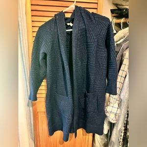 Blue heavy cardigan